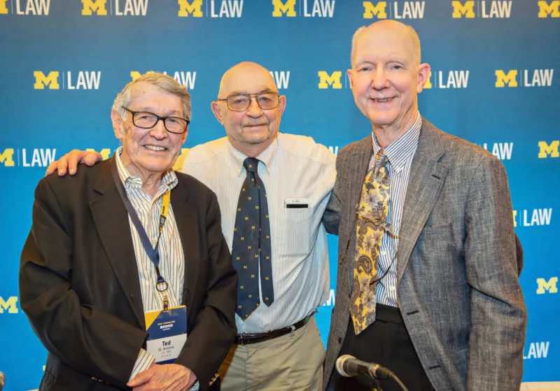 Emeritus professors on Michigan Law through the years