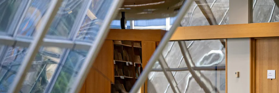 Interior of the Michigan Law Library