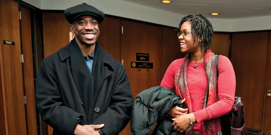Latoya Antonio with Dwayne Provience