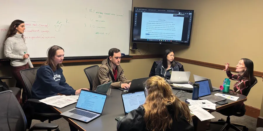 Student-attorneys in the Pediatric Advocacy Clinic
