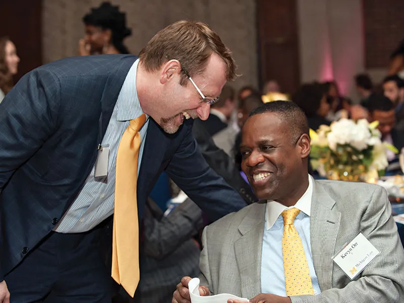 Dean Mark West and Kevyn Orr, ’83