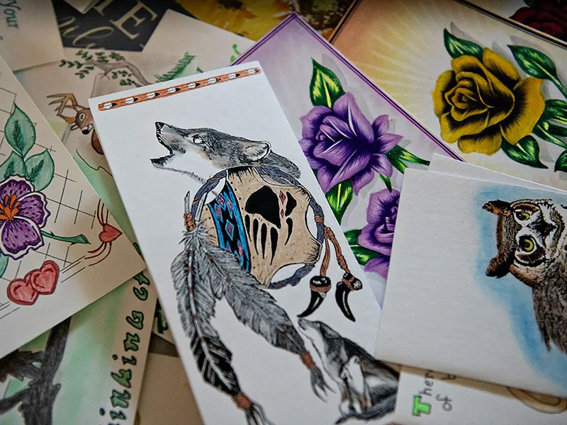 Spring 2023 Feature Jeff Titus Gallery 005 Titus became a prolific creator of drawings and greeting cards while in prison.