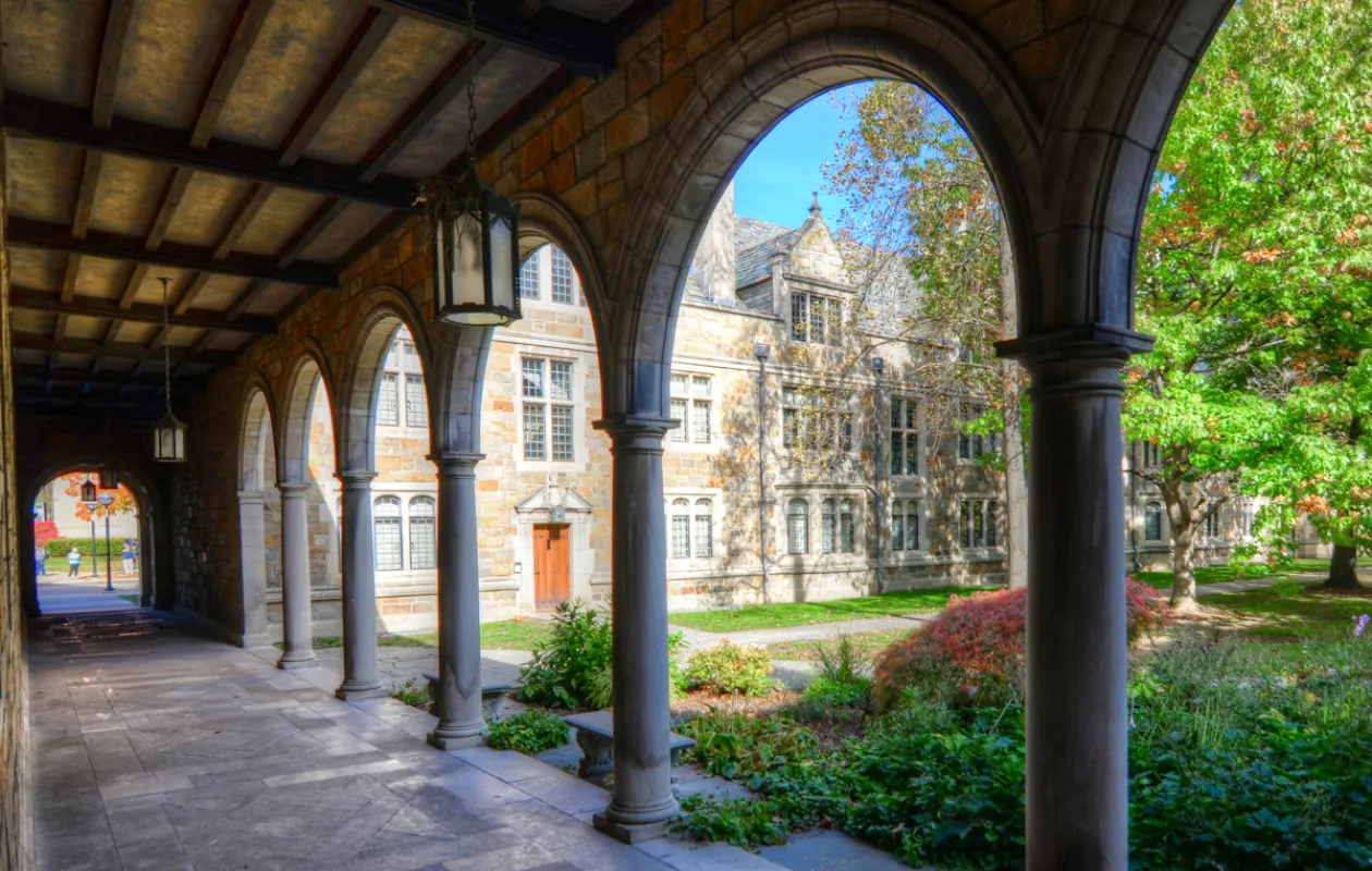 Beauty image of the Law Quad Architecture