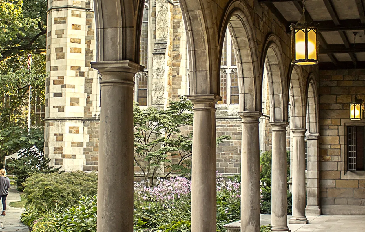 Beauty image of the Law Quad Architecture