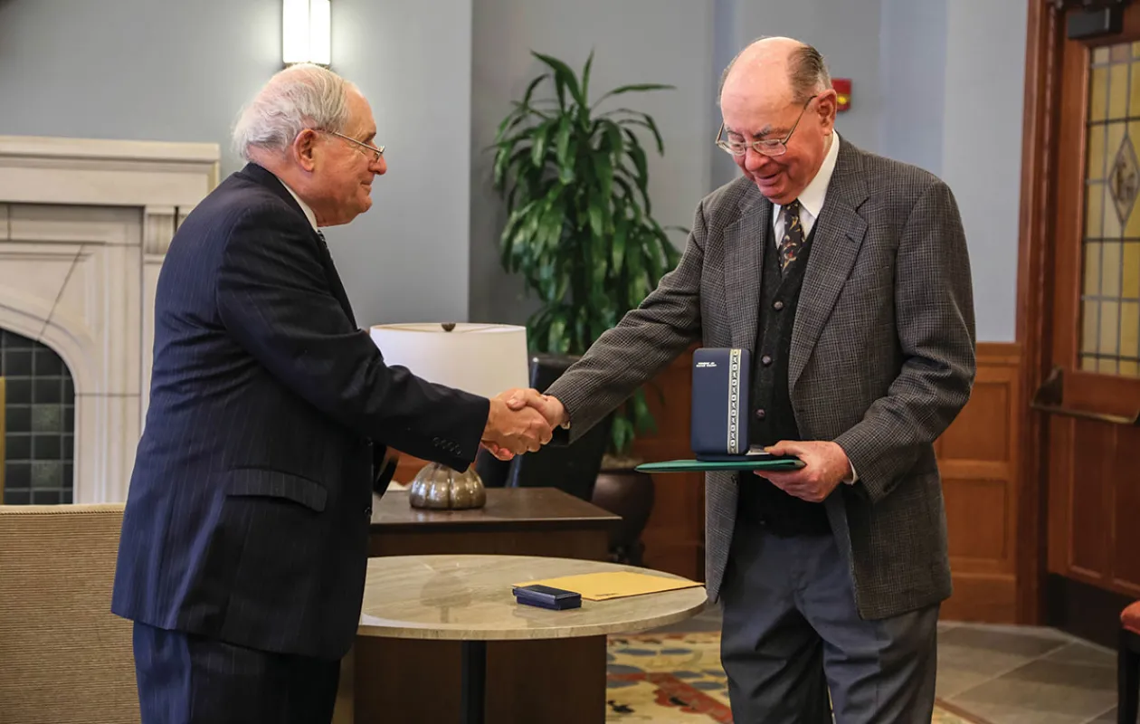 Prof. Kamisar Awarded Medals for Korean War Service