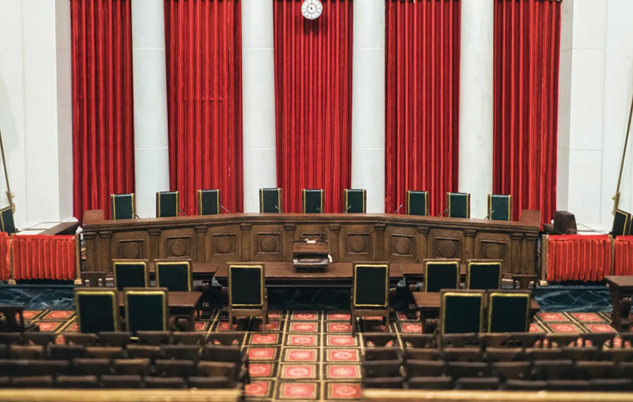 Us supreme court clearance bench