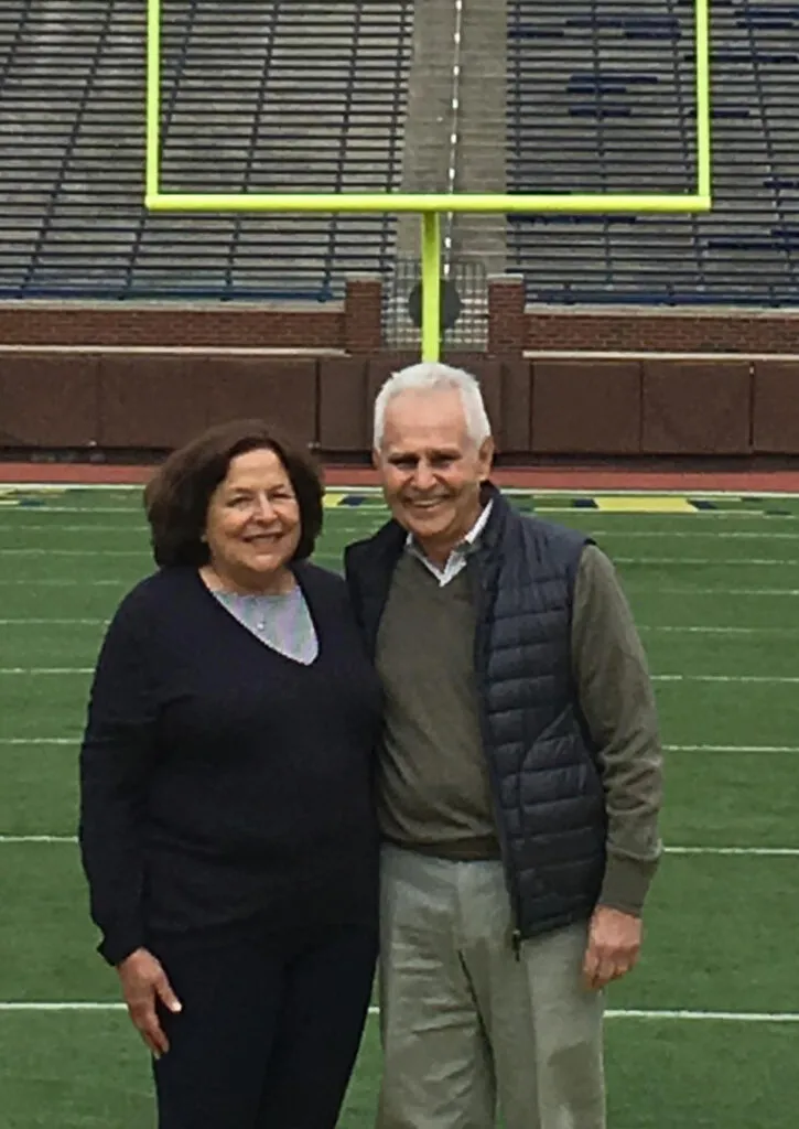 Rochelle “Shelley” Alpert, ’75, and Steve Greenwald, ’73