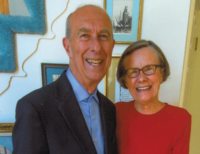 Michael Harrison, ’66 and his wife, Deborah. Michael Harrison, ’66 and his wife, Deborah.