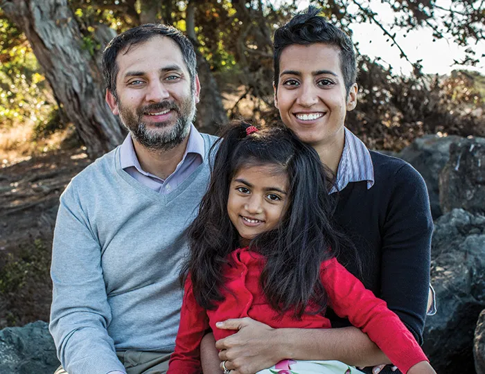 Fiza Quraishi, ’07 and family. Fiza Quraishi, ’07 and family.