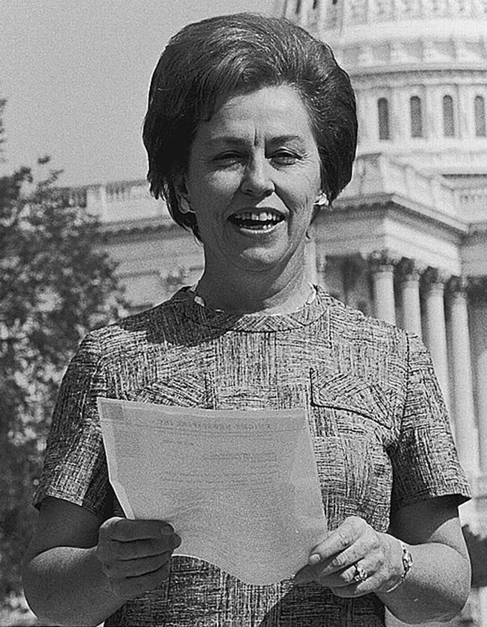 Martha Griffiths, ’40, a U.S. representative, in Washington, D.C., in 1970. 