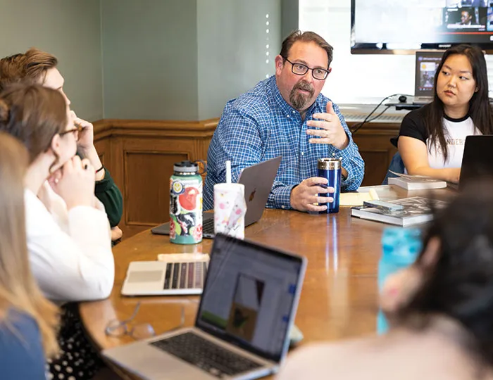 Professor Luis C.deBaca taught Slavery and the Built Environment in fall 2022, a Problem Solving Initiative class that included students from Yale University.