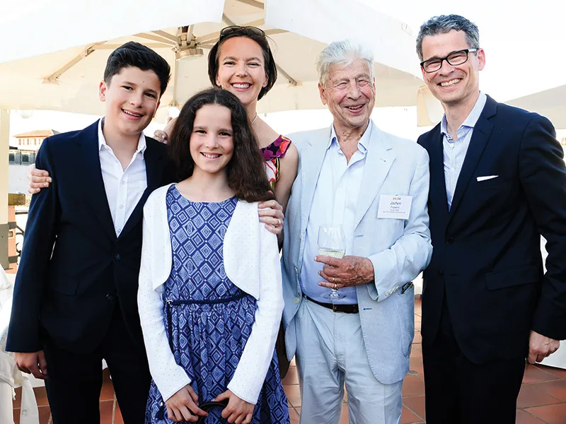 Jochen Abraham Frowein, LLM ’58 and Family.