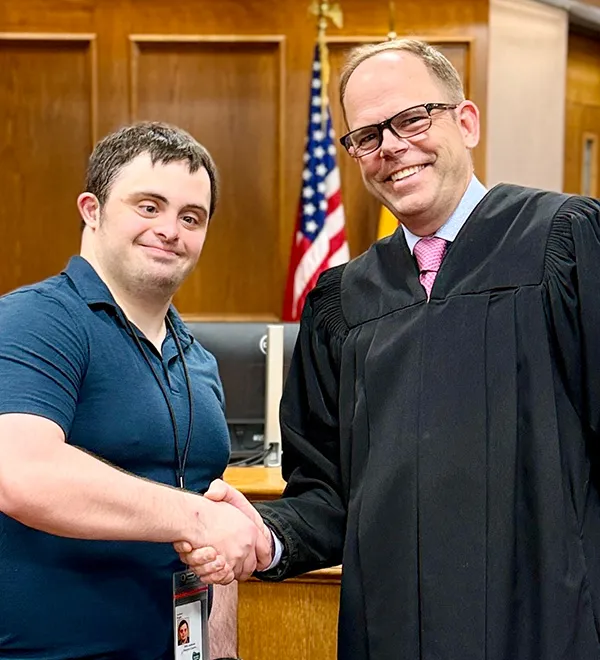 The Hon. J. Chris Larson, ’99 and Andrew