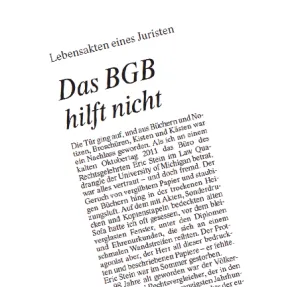 German Newspaper graphic image
