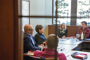 Cabinet Meeting group around conference table