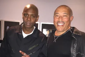 Fred Nance with comedian Dave Chappelle