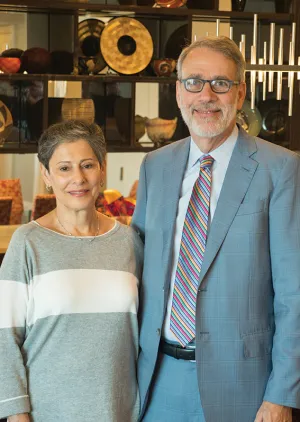 Arthur Block, ’78, and his wife, Janice