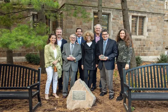 St. Antoine Fetter Garden Jardin Dedication group photo