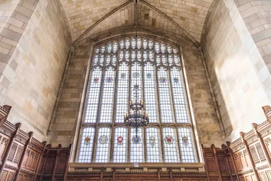 Beauty image of the Law School Reading Room from the side study hall 