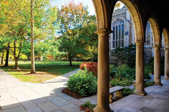 Beauty image of Arches in the University of Michigan Law School Quad