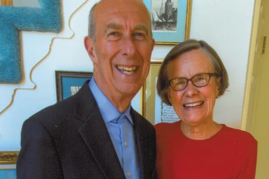 Michael Harrison, ’66 and his wife, Deborah.