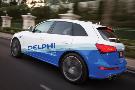 Delphi is one of the leading participants in the self-driving car sphere
