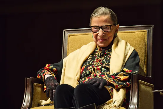 Justice Ginsburg Visits Campus