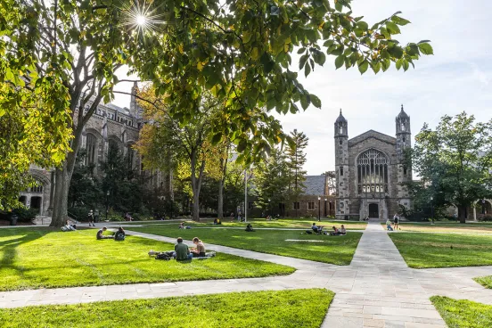 Exterior View of the Law Quadrangle