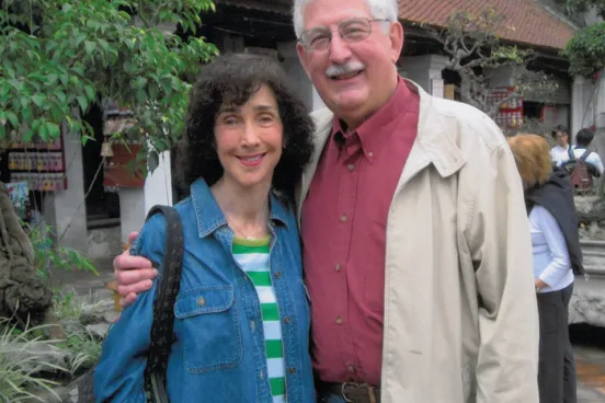 Stef Tucker, ’63, and his wife, Marilyn Tucker, ABEd ’62