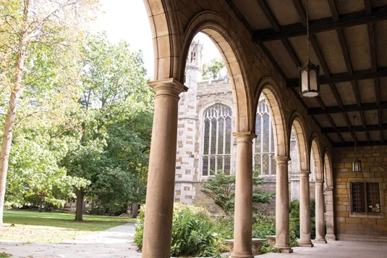 Beauty images of the arches in the Law Quad