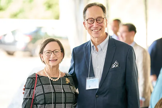 Jonathan D. Lowe, ’76, and his wife, Beth.