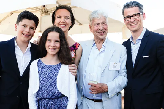 Jochen Abraham Frowein, LLM ’58 and Family.