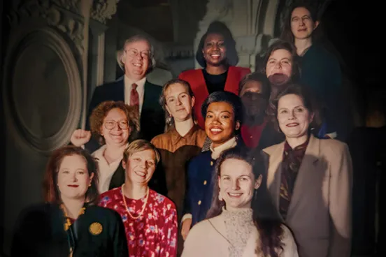 Cathy Fleming, ’76 and peers