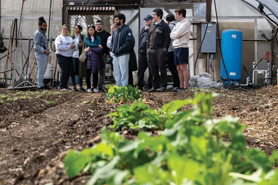 Michigan Law students visit Growing Hope.