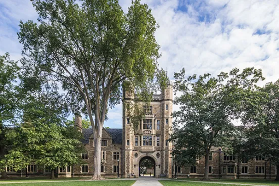 Exterior of the Michigan Law Lawyers Club.