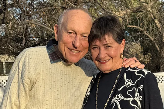Ron L. Olson, ’66, and Jane T. Olson.