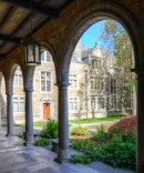 Beauty image of the Law Quad Architecture