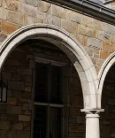 Beauty image of the Arches in the Law Quad at the University of Michigan Law School