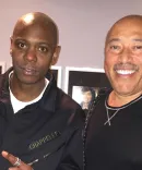 Fred Nance with comedian Dave Chappelle