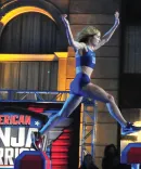  Colleen Barney competing at Ninja Warrior 