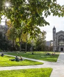 Exterior View of the Law Quadrangle