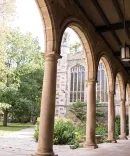 Beauty images of the arches in the Law Quad