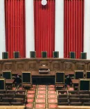 Interior view of the Supreme Court