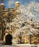 The Lawyers Club covered in snow.