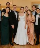 Christiana Johnson and Stephen Andersen were married in September 2025 by fellow 2022 alumnus Andrew Parks.