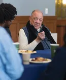  David Dennis Sr. meet with students