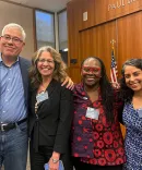 Gabriel J. Chin and three other alumni connected at a recent conference at UC Davis.
