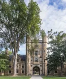 Exterior of the Michigan Law Lawyers Club.